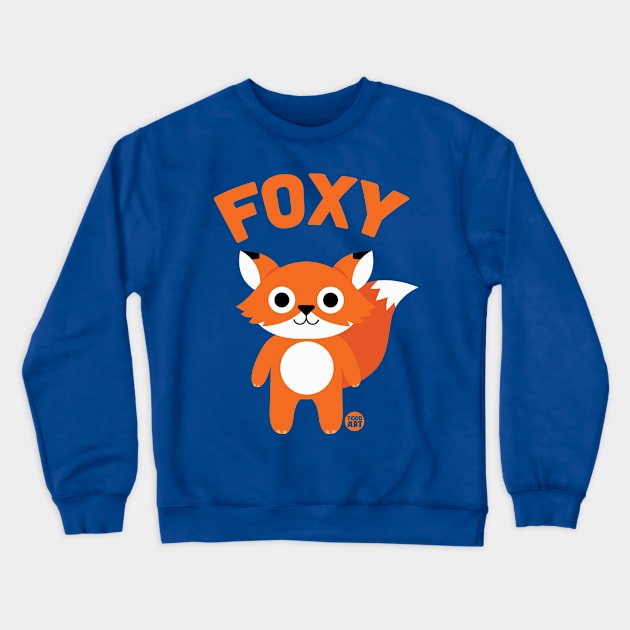 FOXY Crewneck Sweatshirt by toddgoldmanart